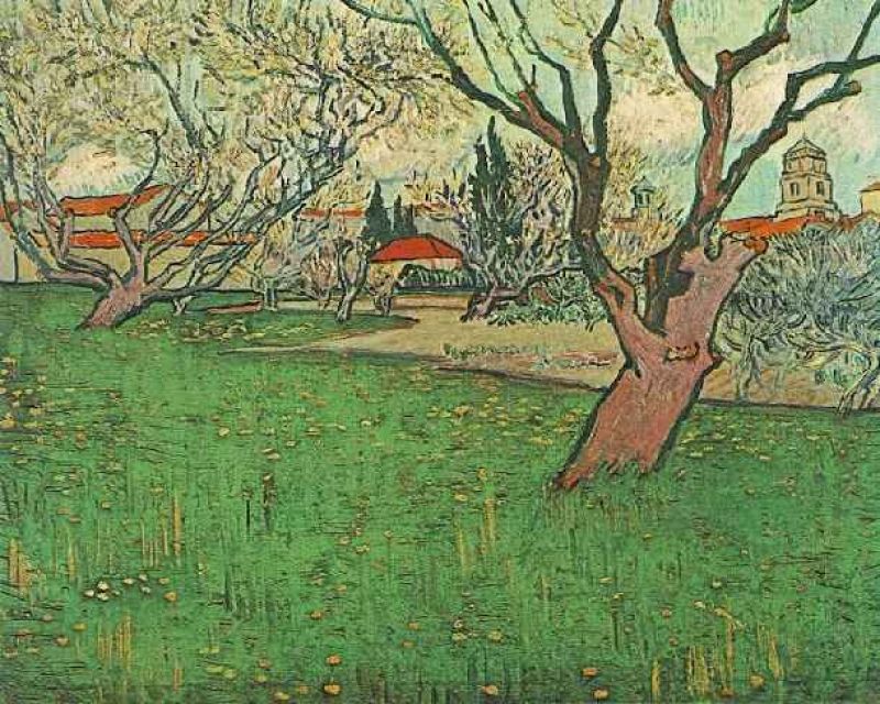 1889 vue d'arles avec arbres en fleurs.jpg